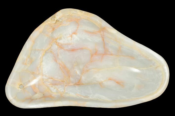 Polished Banded Onyx (Aragonite) Decorative Bowl - Morocco #251132